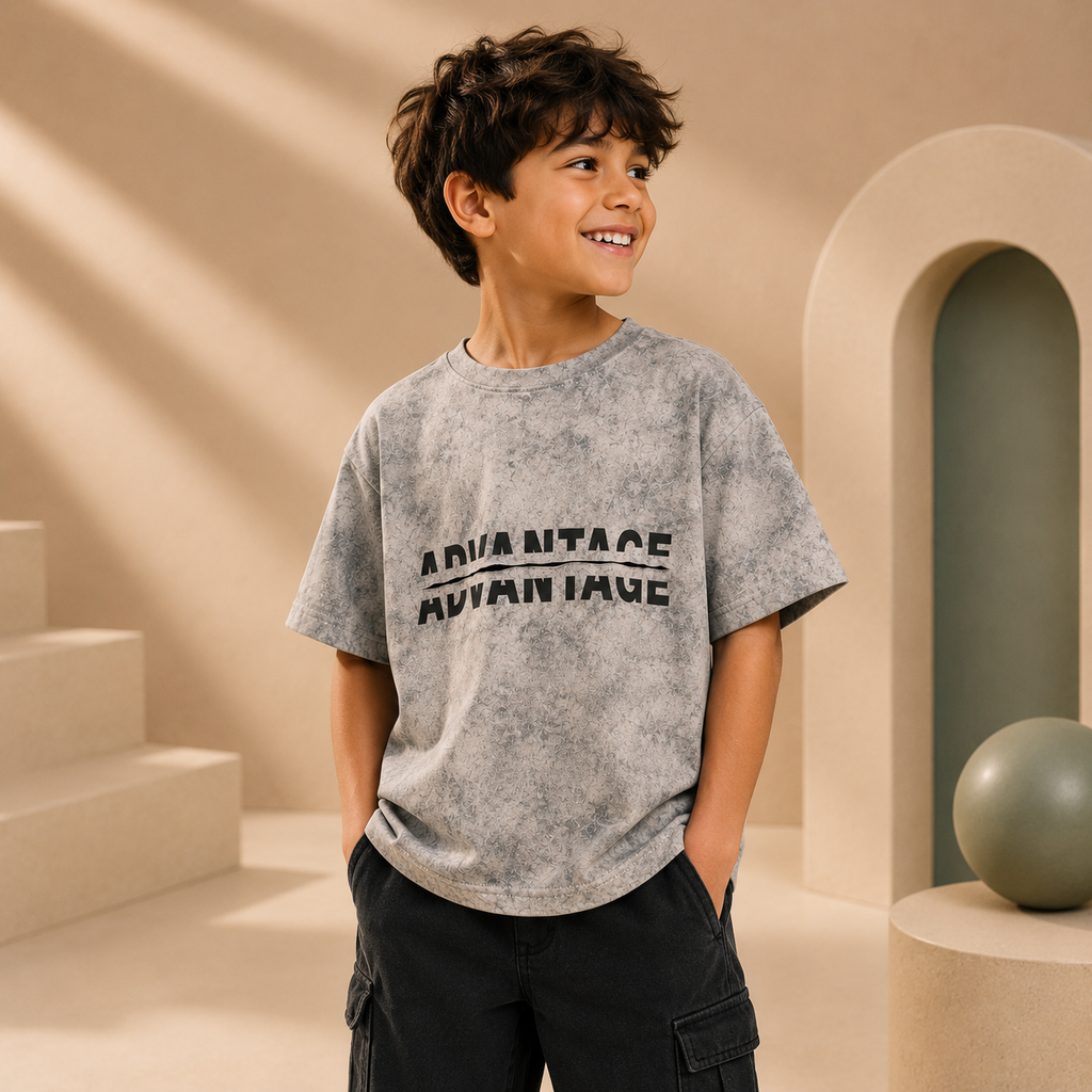 Advantage Washed Drop Shoulder Tee