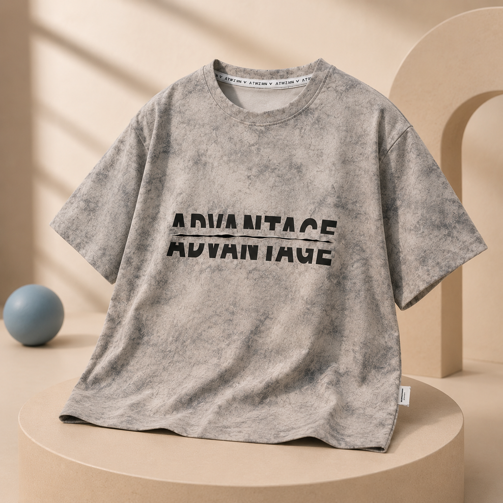 Advantage Washed Drop Shoulder Tee