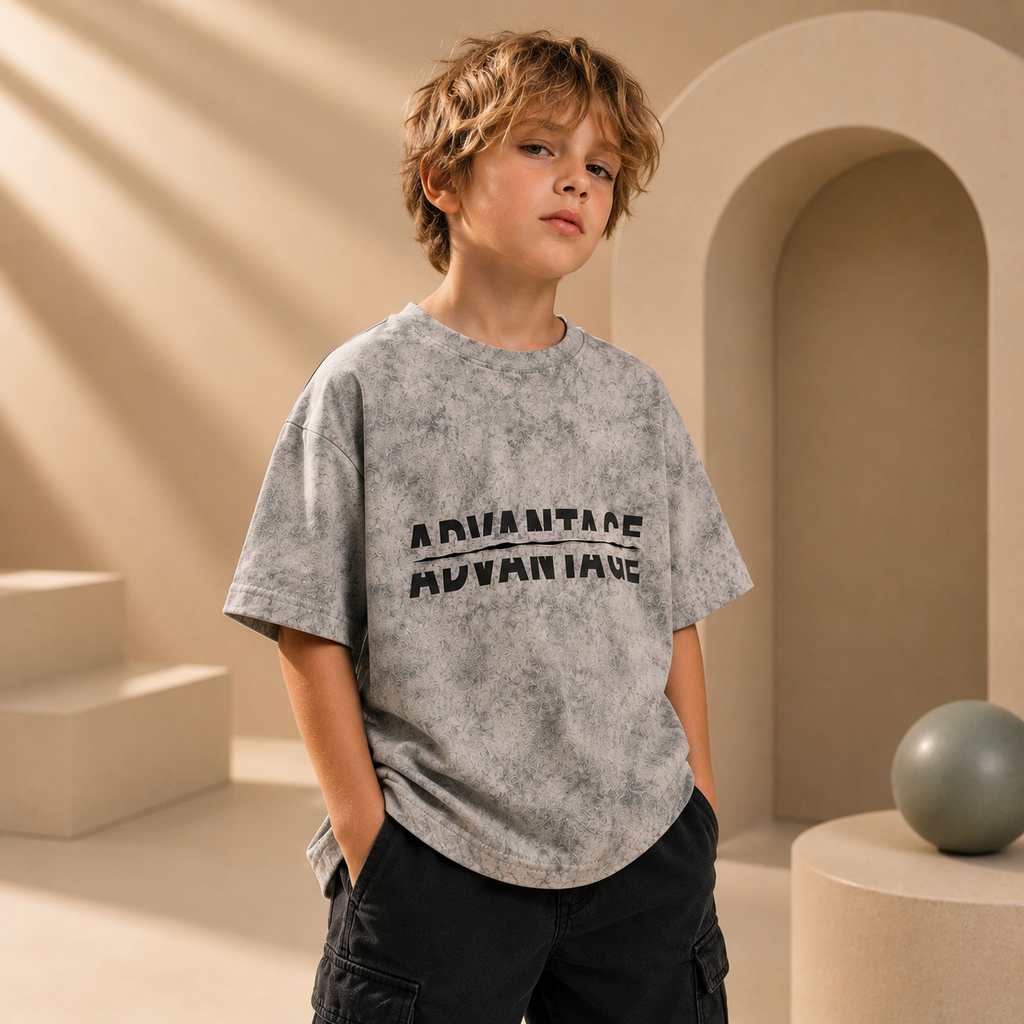 Advantage Washed Drop Shoulder Tee