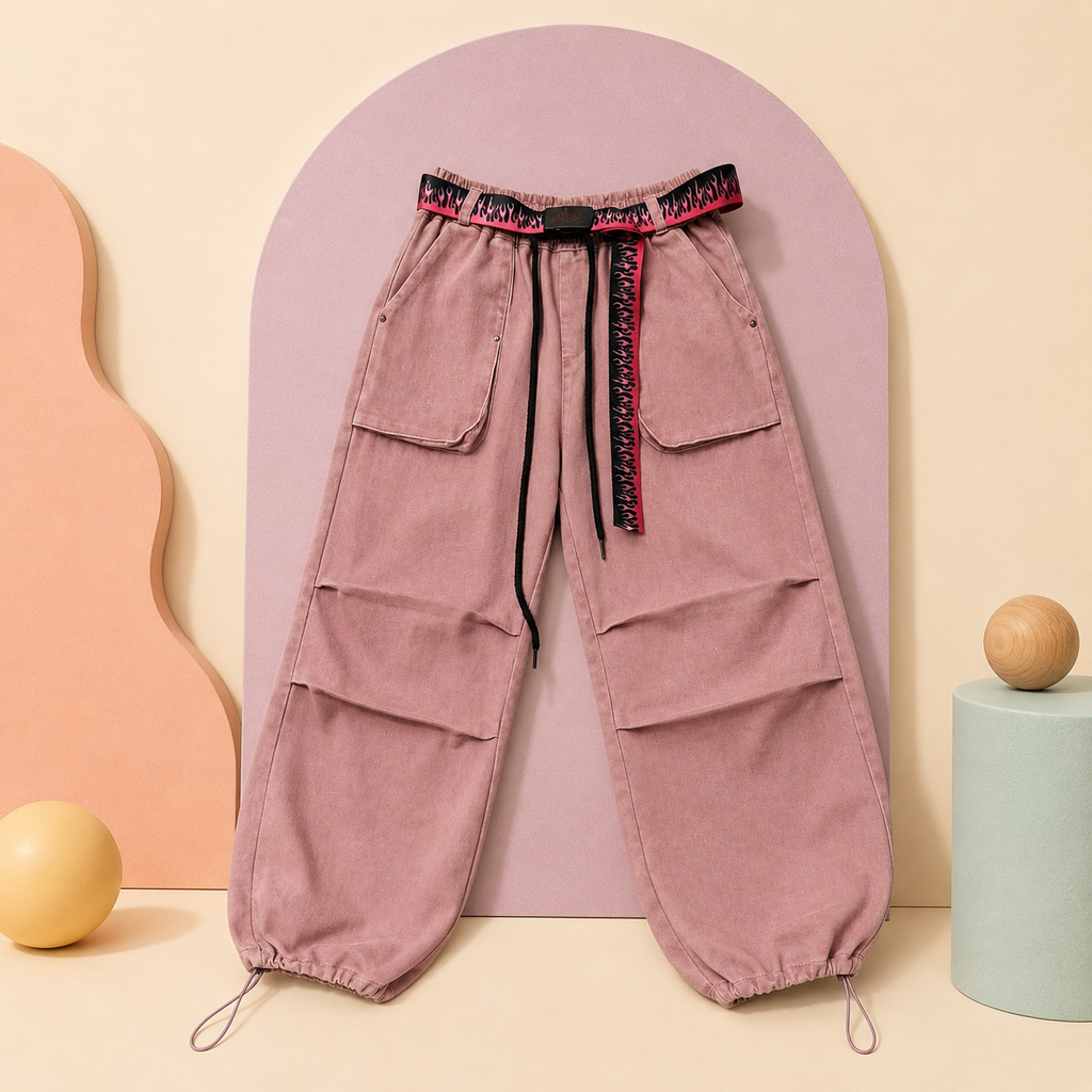 Blush Street Cargo Jogger Pants