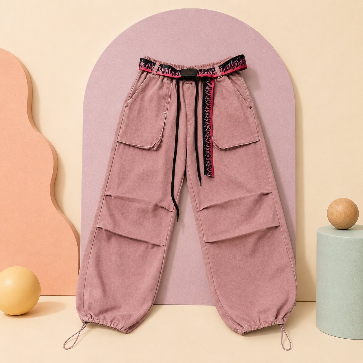 Blush Street Cargo Jogger Pants