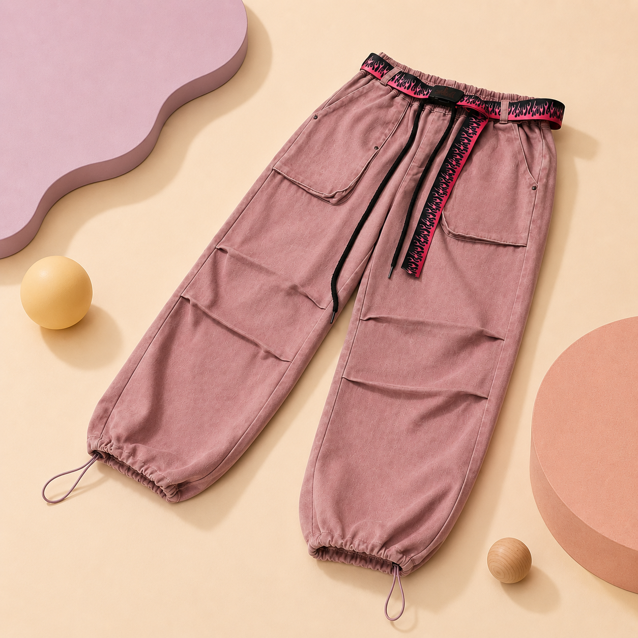Blush Street Cargo Jogger Pants