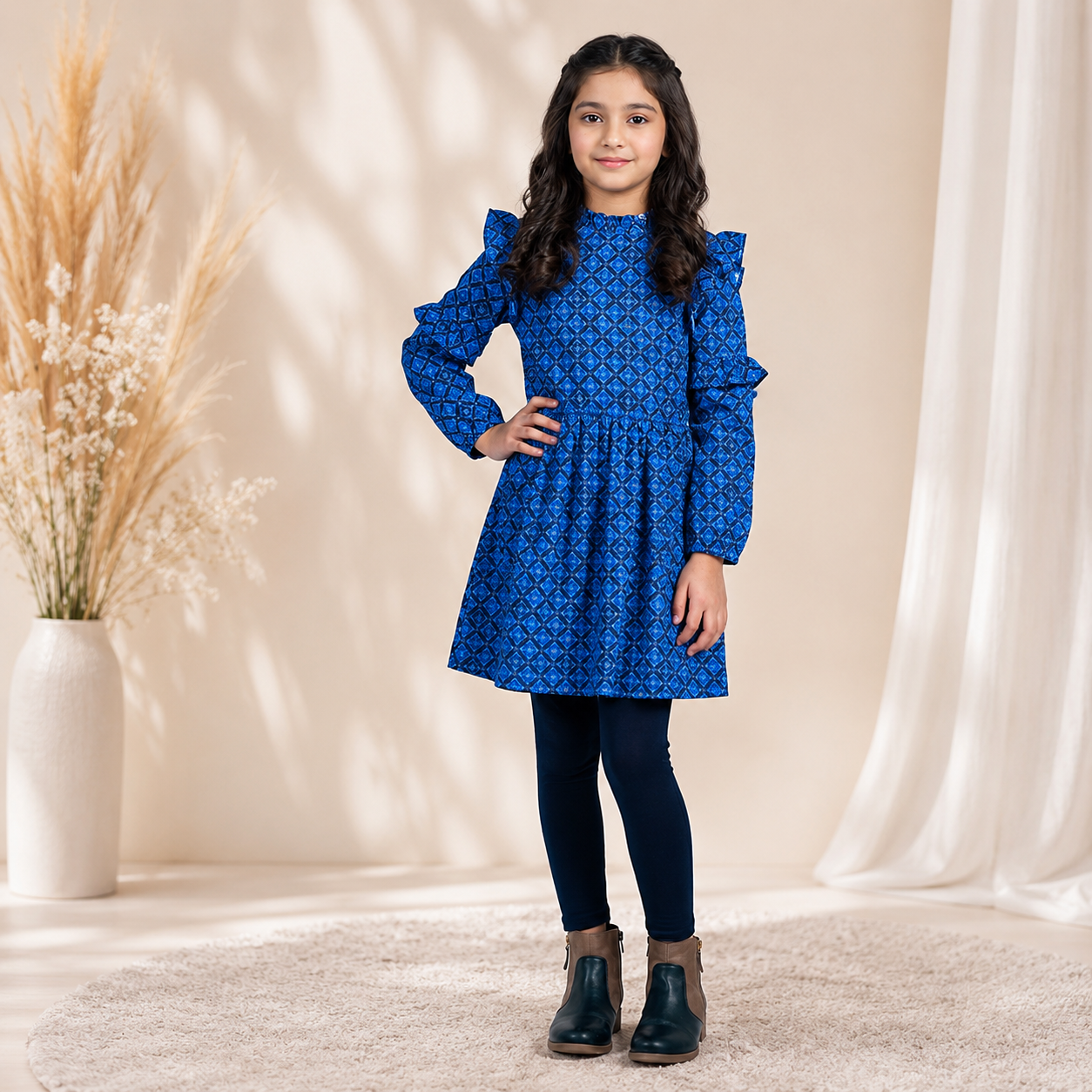 Bluebell Ruffle Dress