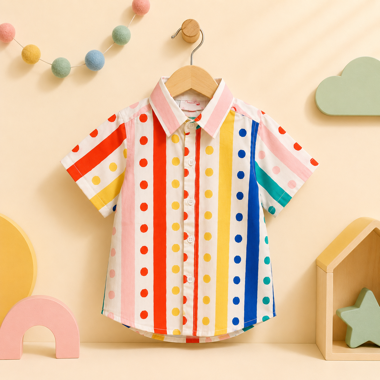 Carnival Dots Stripe Shirt