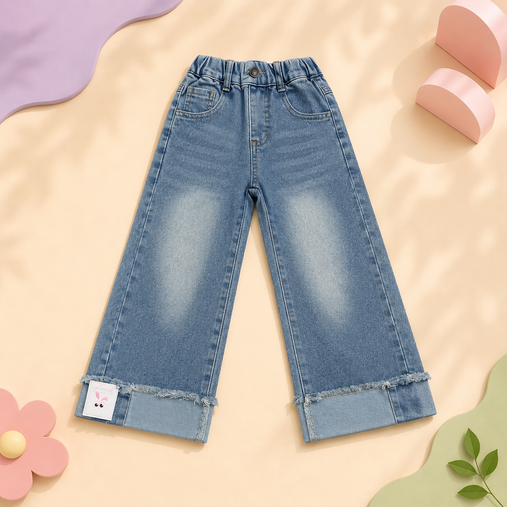 Frayed Hem Jeans