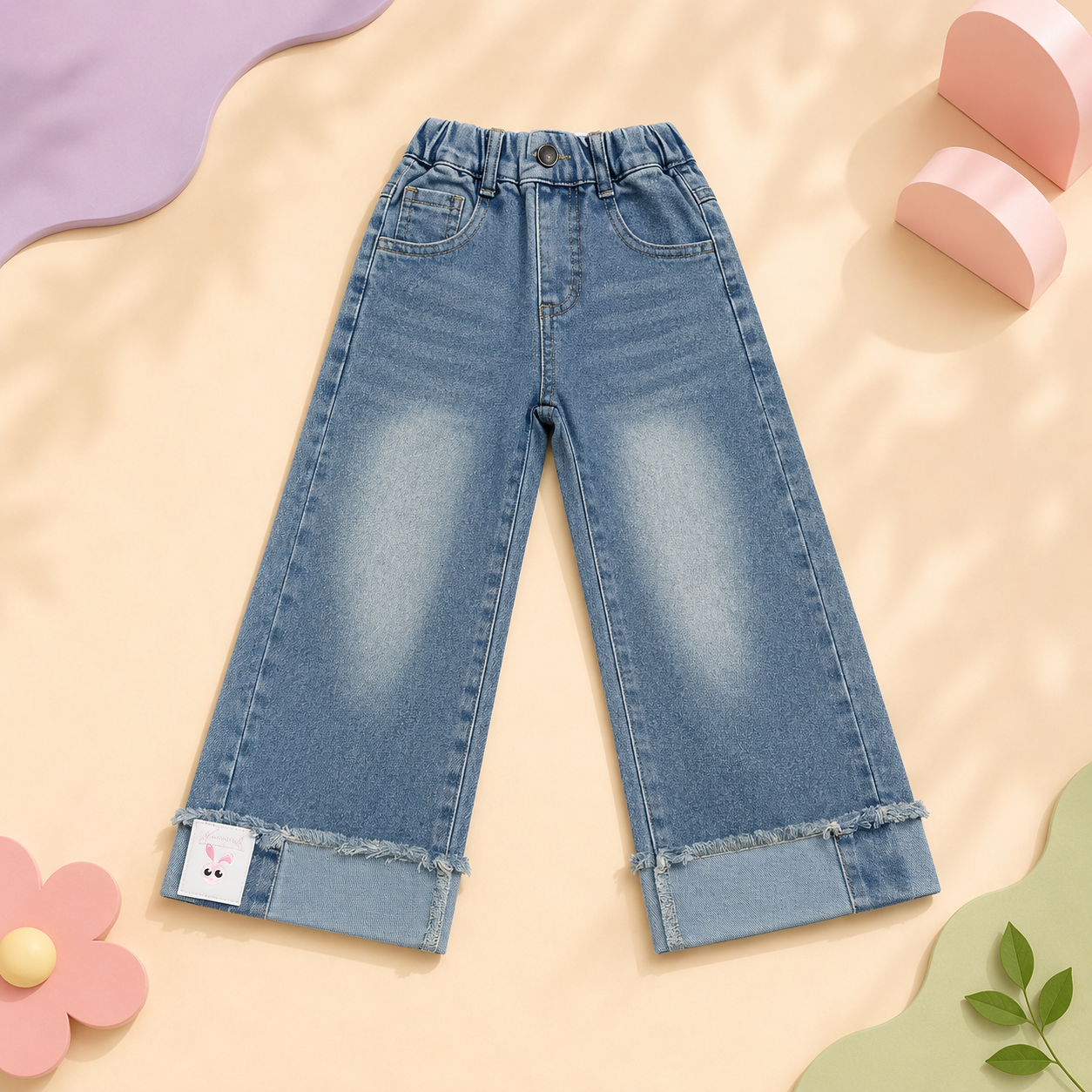 Frayed Hem Jeans