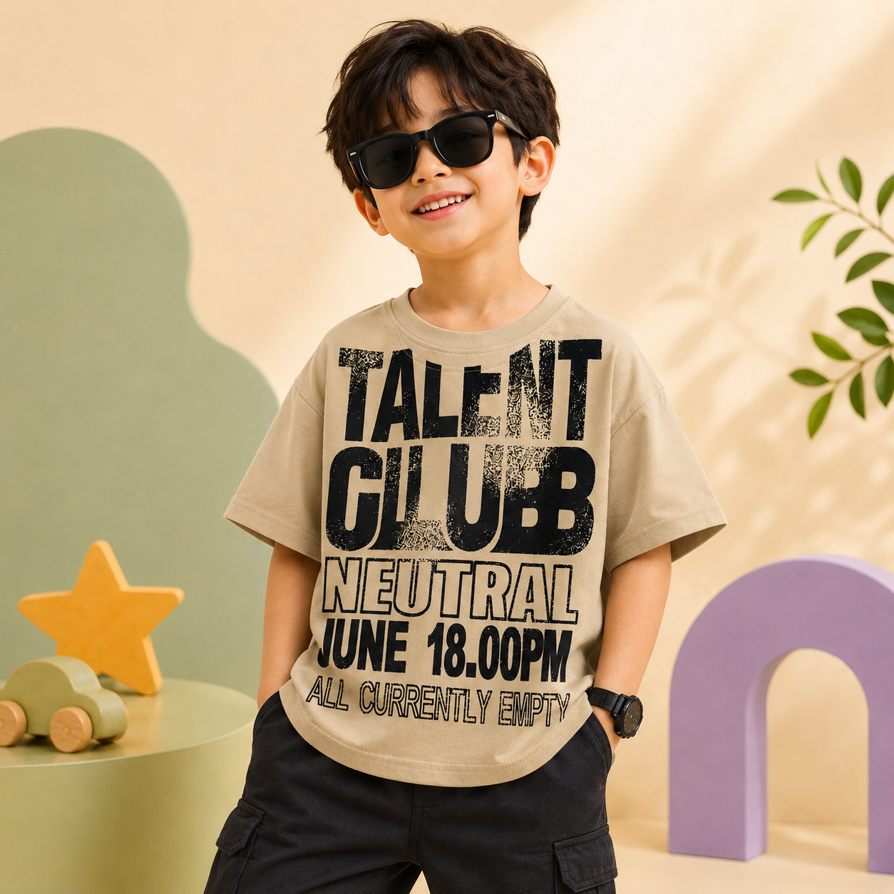 Talent Club Drop-Shoulder Tee