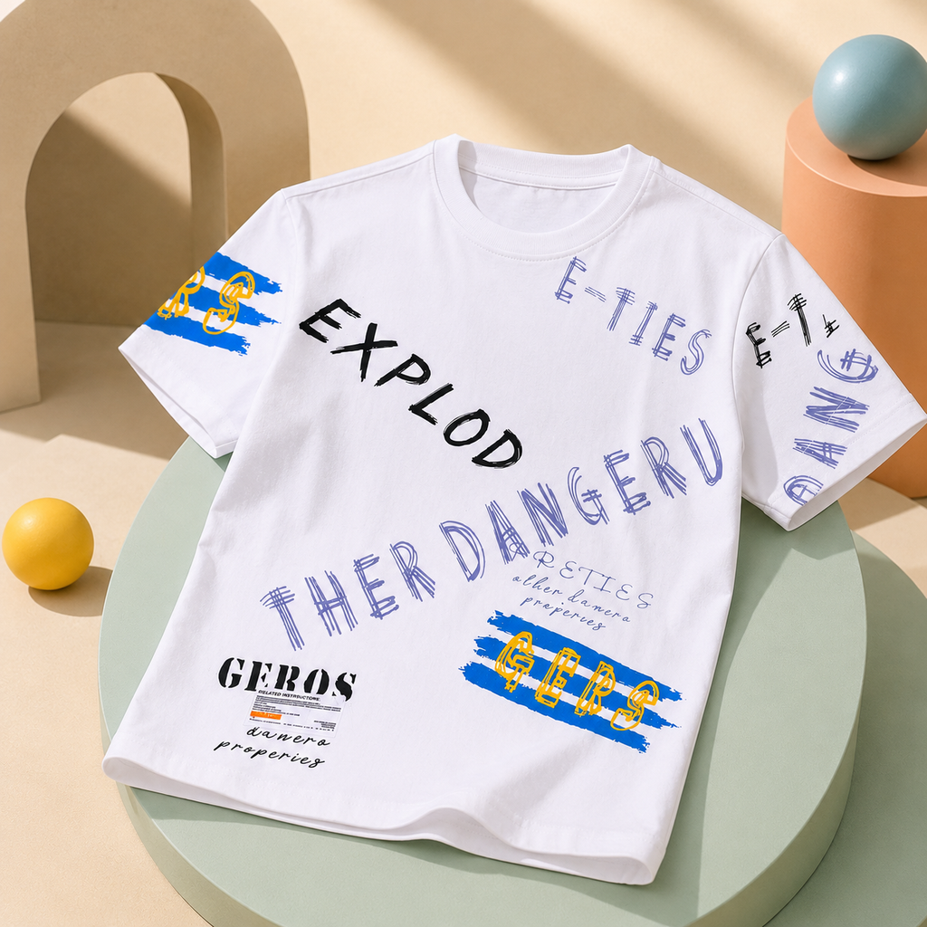 Thunder Sketch Drop Shoulder Tee