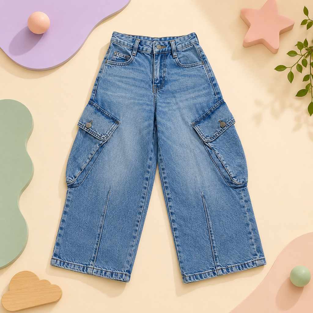 Utility Cargo Baggy Jeans