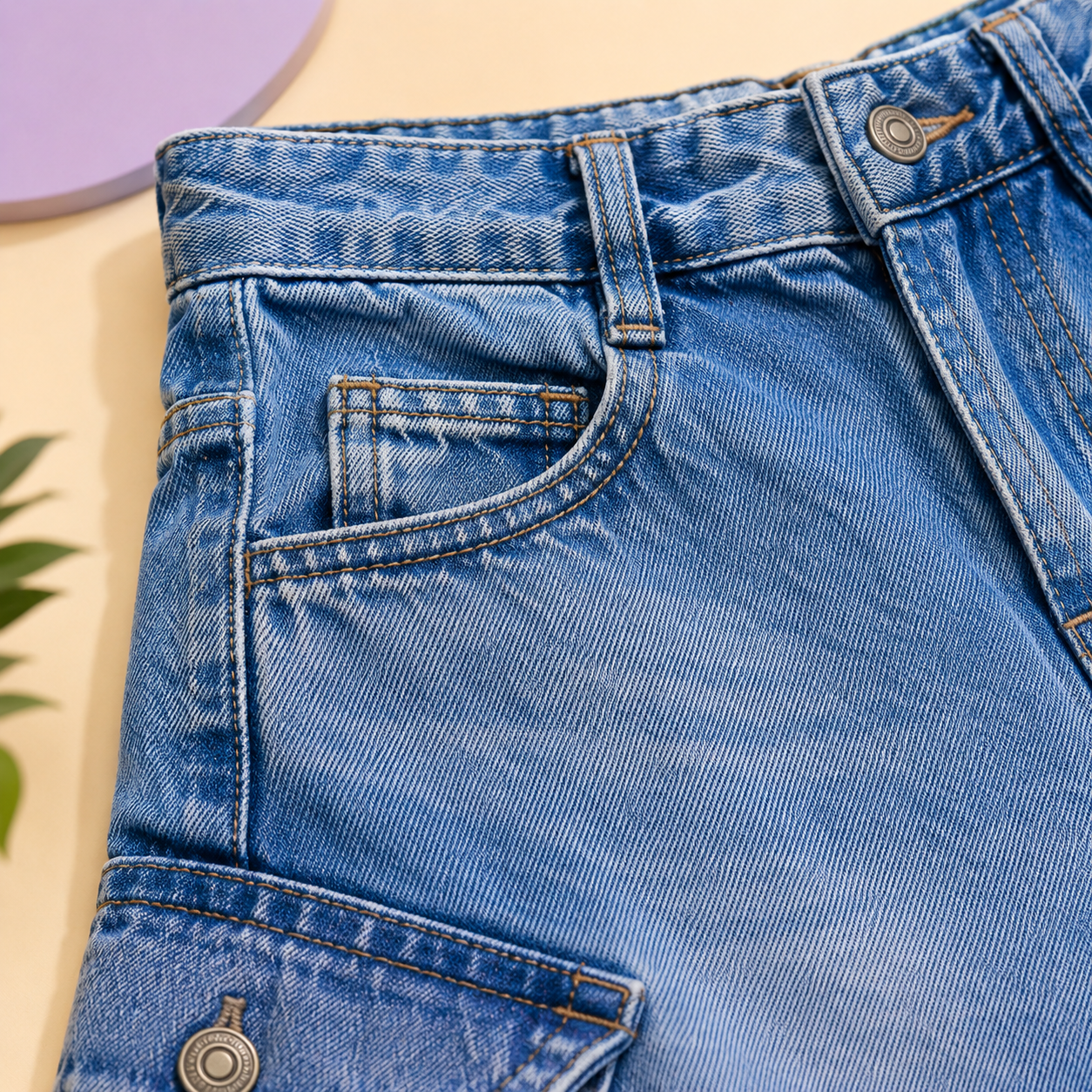 Utility Cargo Baggy Jeans