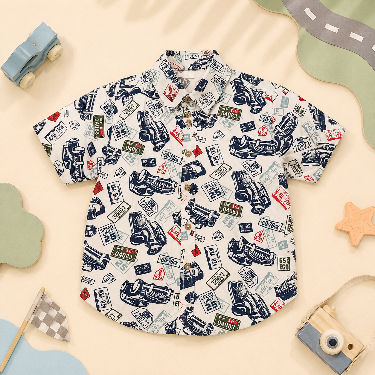 Vintage Wheels Adventure Shirt