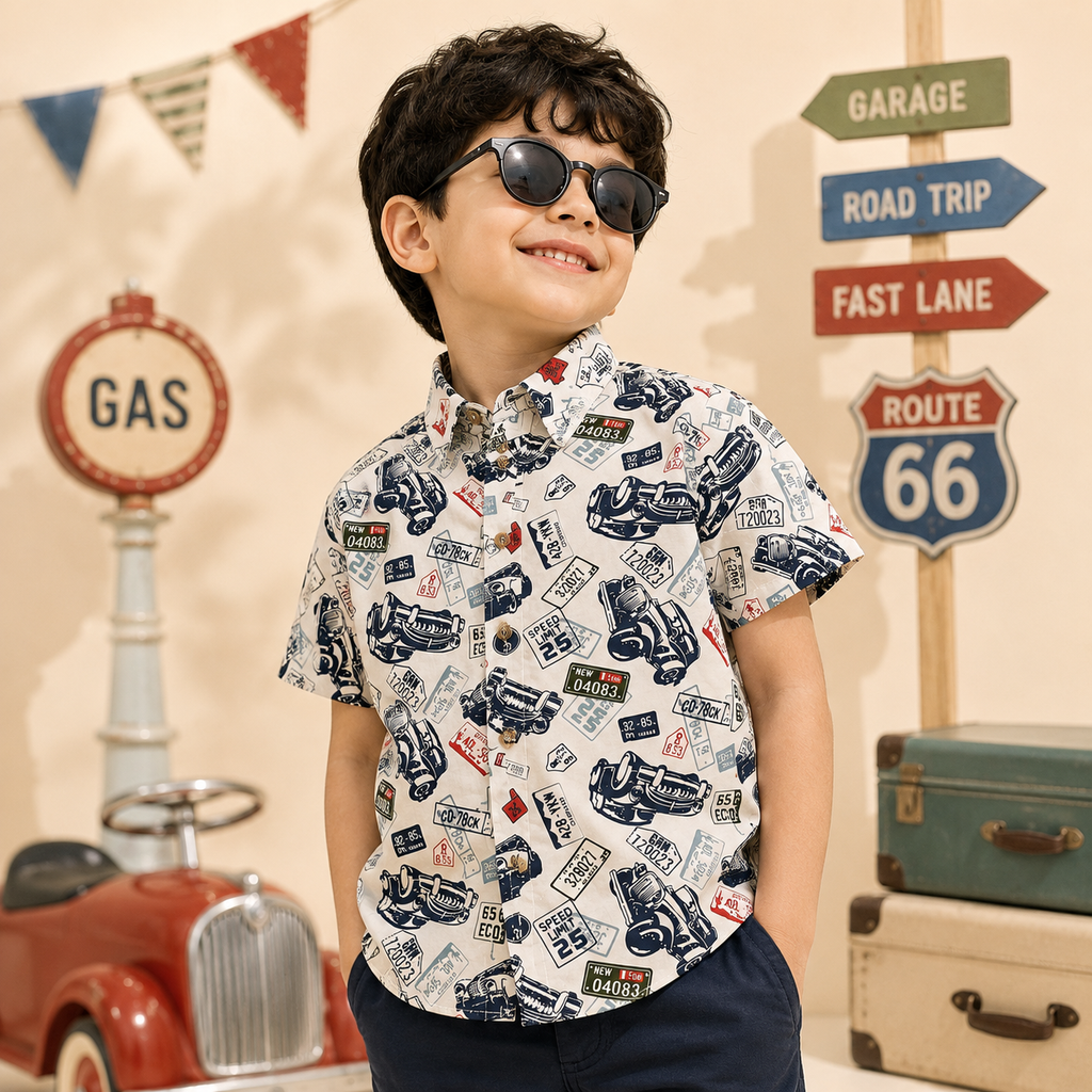 Vintage Wheels Adventure Shirt