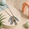 Feather Spirit Pendant Necklace