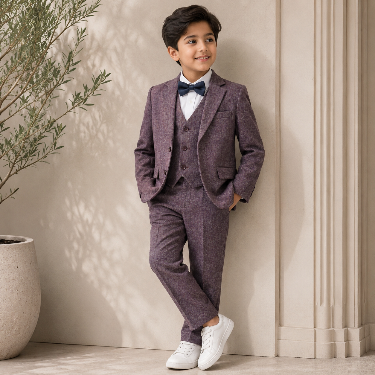 Royal Plum Signature Suit Set