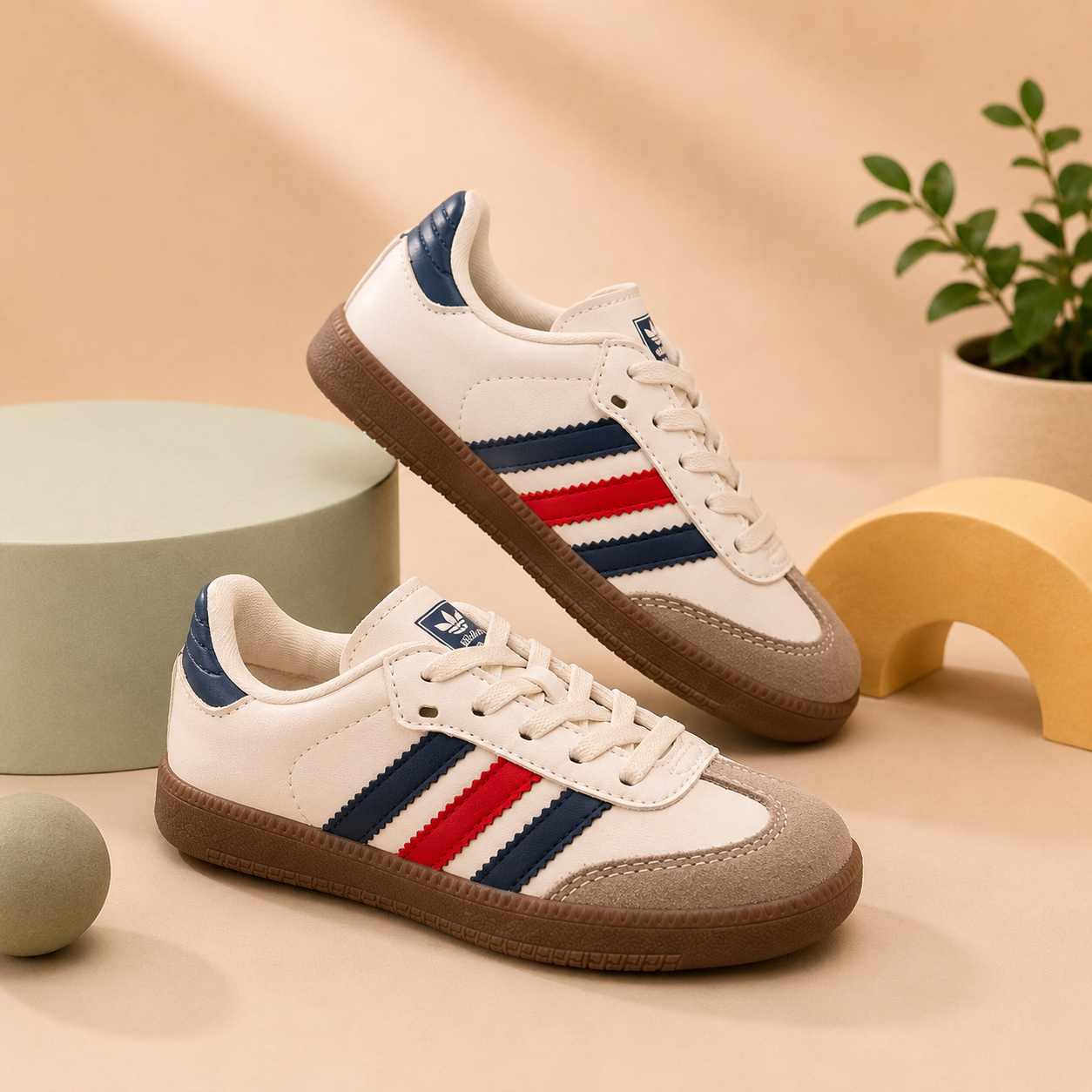 Classic Stripe Kids Sneakers